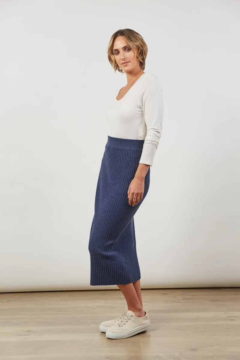 Skyline Knit Skirt, Twilight