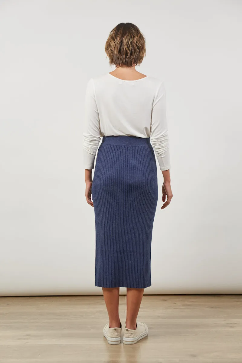 Skyline Knit Skirt, Twilight