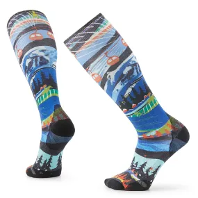 Smartwool Skication Print Over the Calf Sock - Zero Cushion