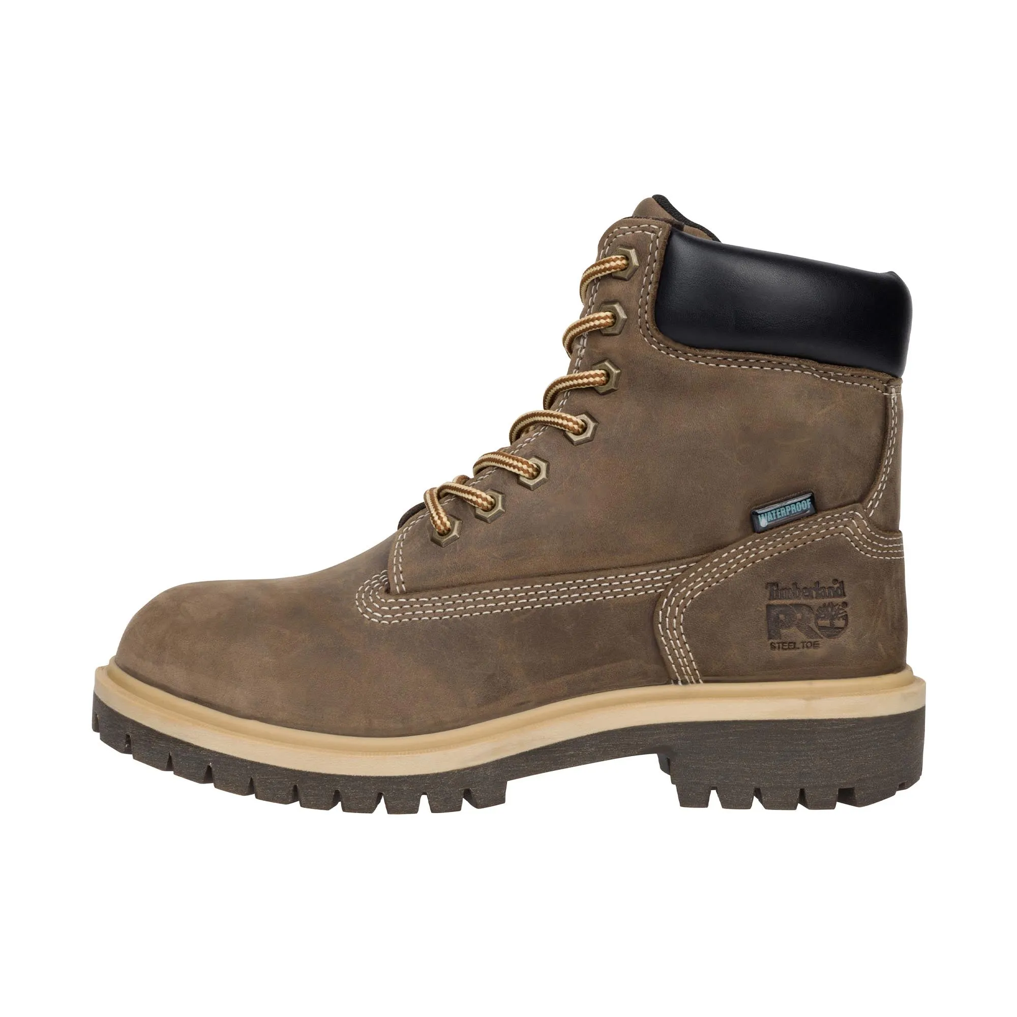 Timberland Pro Womens 6 Inch Direct Attach Steel Toe Turkish Coffee