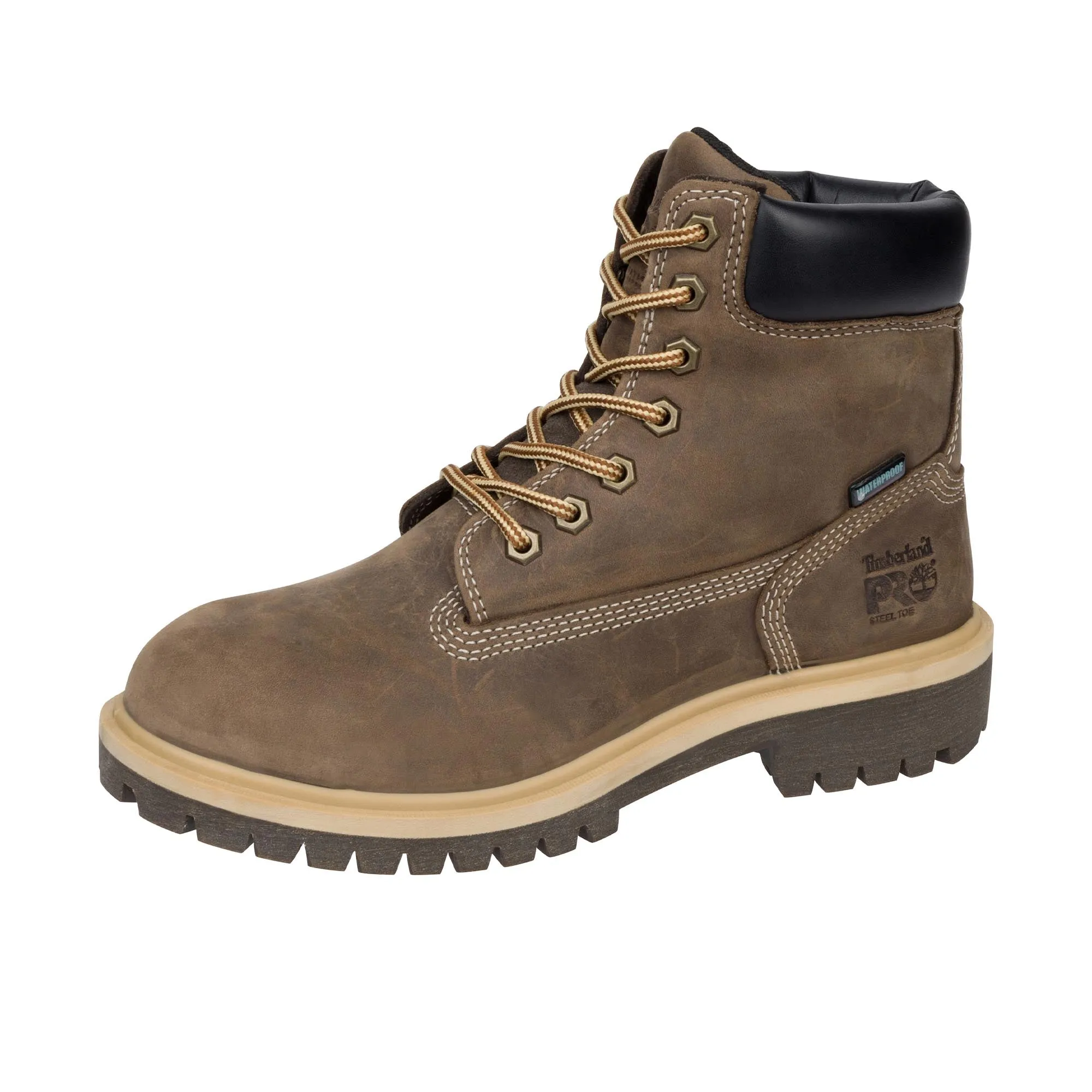 Timberland Pro Womens 6 Inch Direct Attach Steel Toe Turkish Coffee