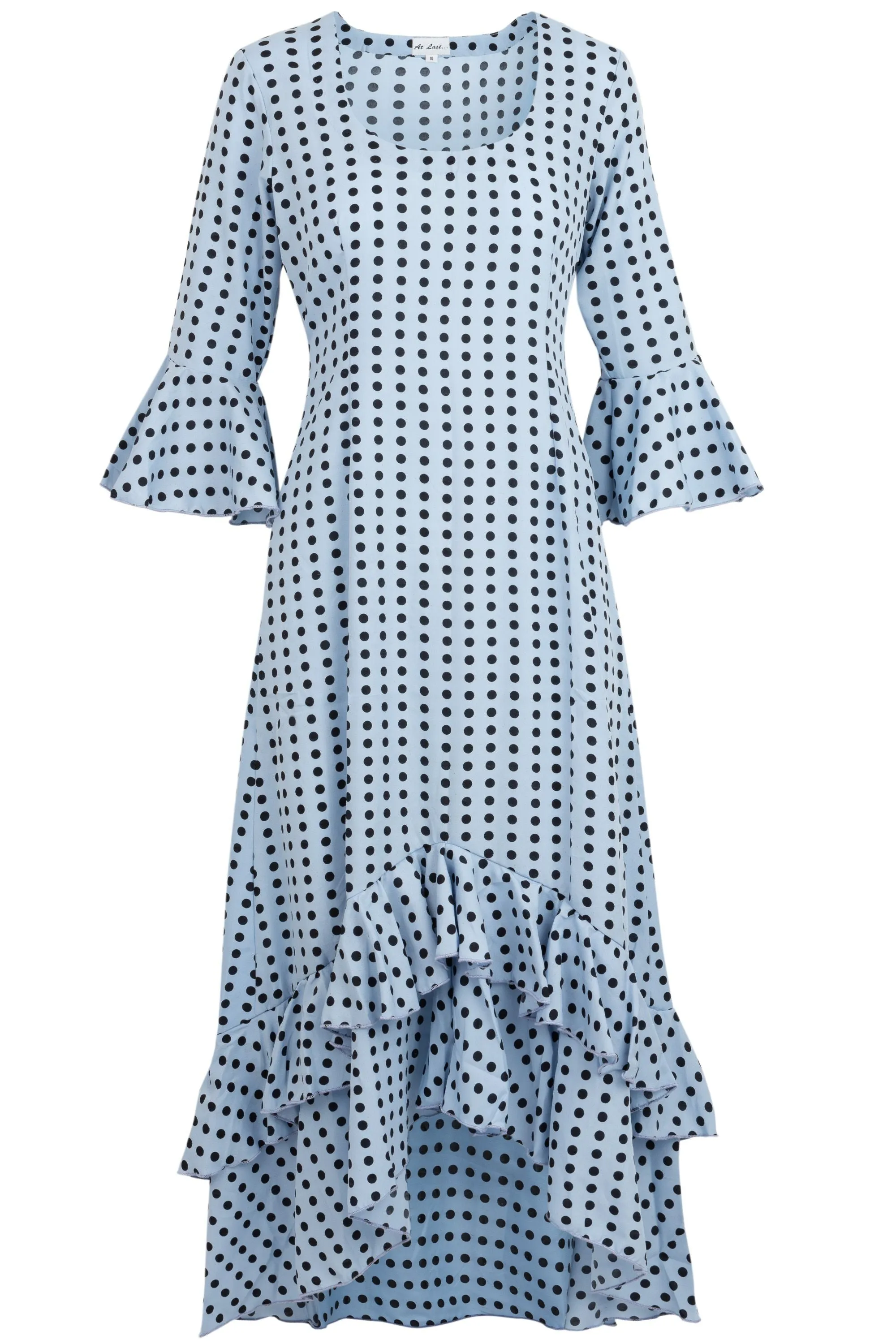 Victoria Midi Dress Blue Spot