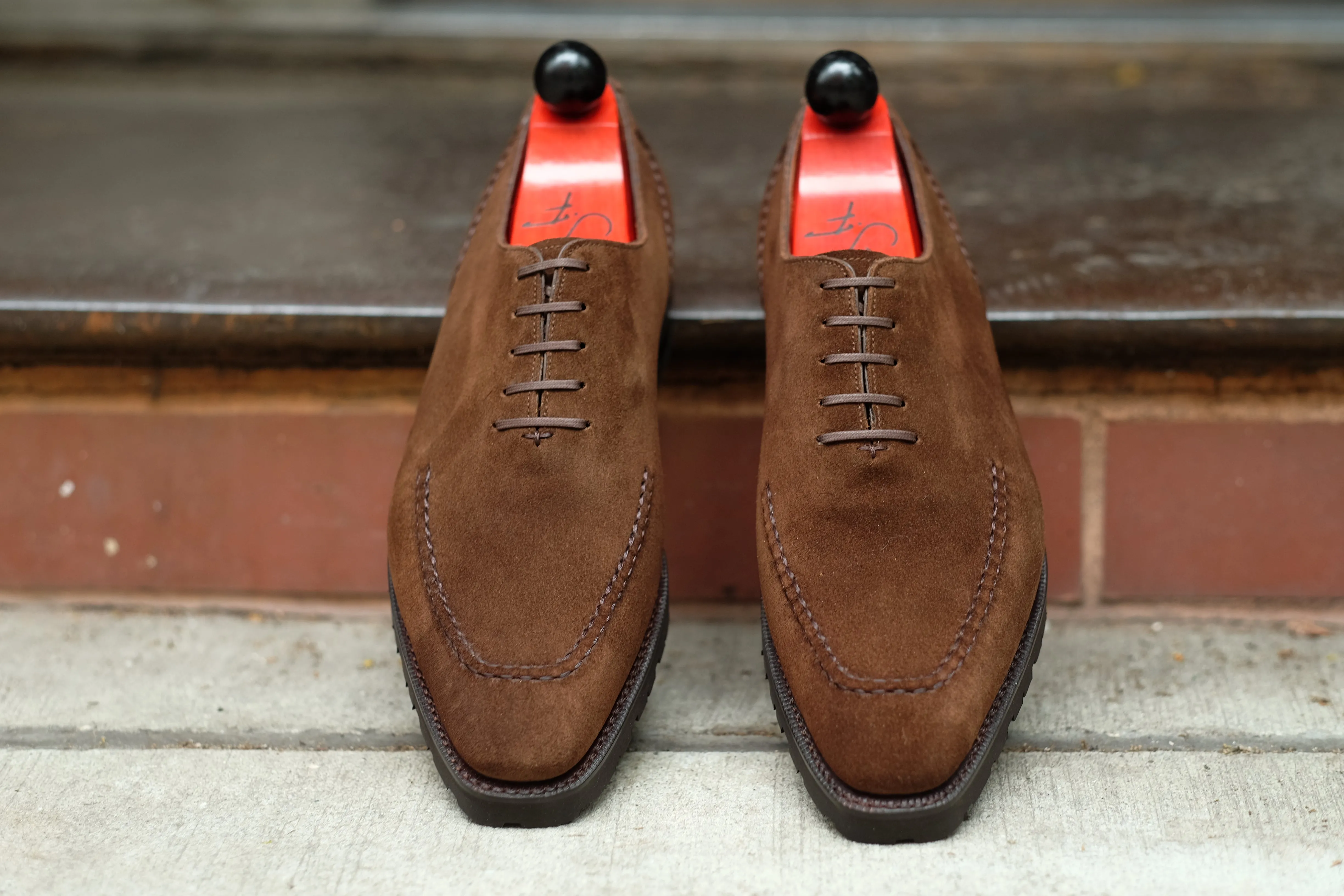 Whittier - Dark Brown Suede