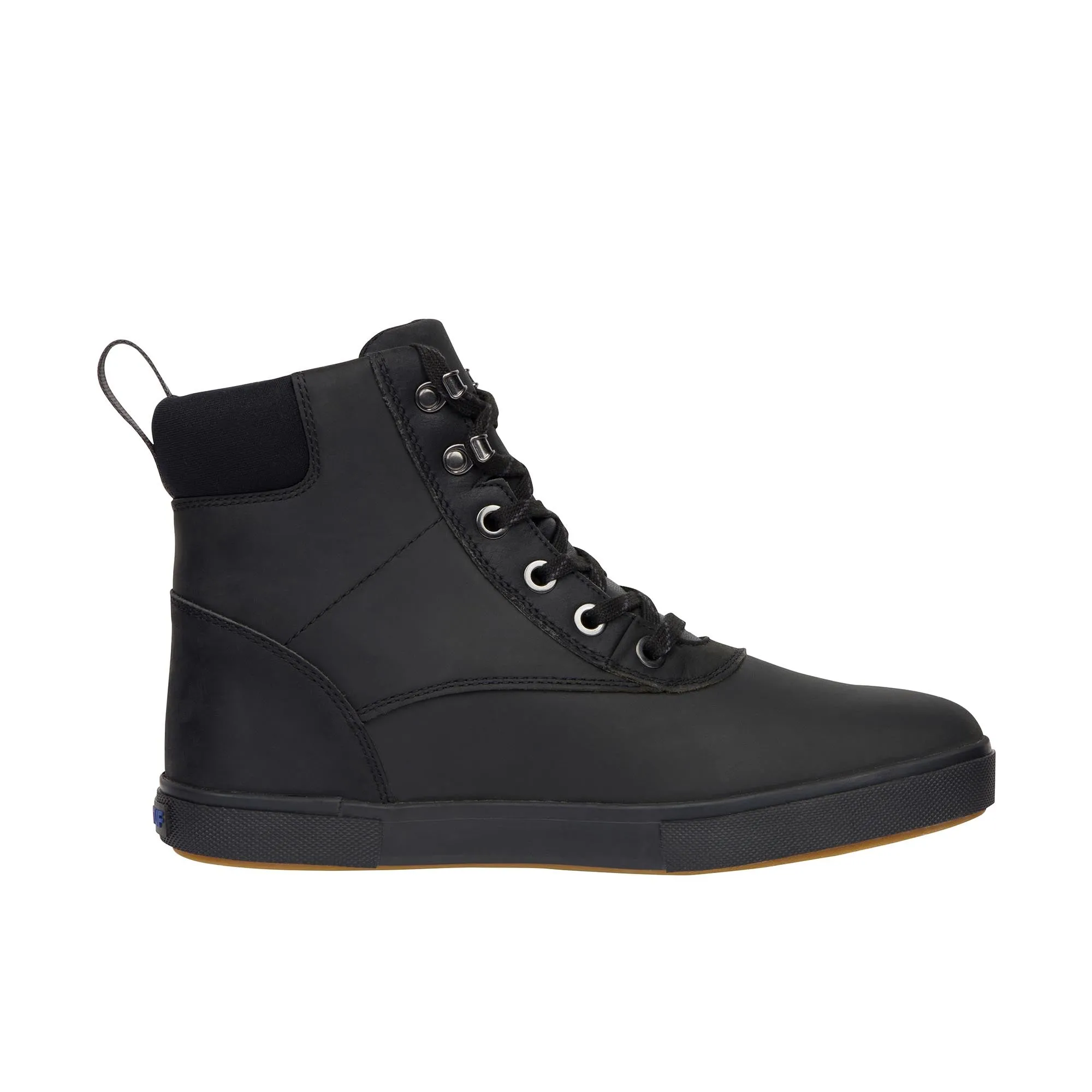 Xtratuf Ankle Deck Boot Leather Lace Black